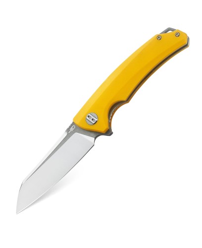 Nóż składany Bestech Texel Yellow G10, Grey Titanized / Satin D2 (BG21C-2)-1 43996
