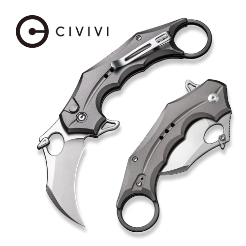 Nóż składany karambit Civivi Incisor II Gray Aluminium, Satin Nitro-V (C16016B-3)-1 44047