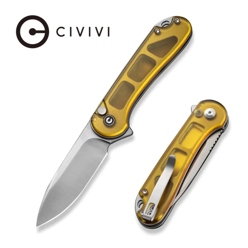 Nóż składany Civivi Button Lock Elementum II Polished Ultem, Satin Nitro-V (C18062P-7)-1 44057