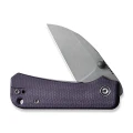 Nóż składany Civivi Baby Banter Wharncliffe Purple Canvas Micarta, Grey Stonewashed Nitro-V by Ben Petersen (C19068SC-2)-4 44059