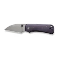 Nóż składany Civivi Baby Banter Wharncliffe Purple Canvas Micarta, Grey Stonewashed Nitro-V by Ben Petersen (C19068SC-2)-5 44059