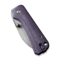 Nóż składany Civivi Baby Banter Wharncliffe Purple Canvas Micarta, Grey Stonewashed Nitro-V by Ben Petersen (C19068SC-2)-6 44059