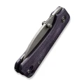 Nóż składany Civivi Baby Banter Wharncliffe Purple Canvas Micarta, Grey Stonewashed Nitro-V by Ben Petersen (C19068SC-2)-8 44059