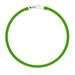 Obroża led dla psa Flamingo Nera zielona 16 mm