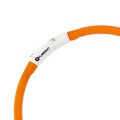Obroża led dla psa Flamingo Nera pomarańczowa 16 mm-3 44068