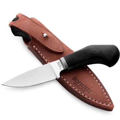 Nóż LionSteel Willy Black G10, Satin M390 by Gianluigi ''Wilson'' Simonella (WL1 GBK)-1 44077