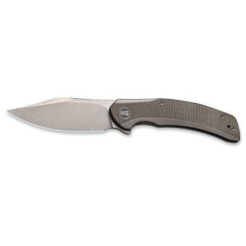Nóż składany WE Knife Snick WE19022F-5 gray / dark green micarta-1 44212