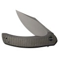 Nóż składany WE Knife Snick WE19022F-5 gray / dark green micarta-5 44212
