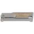 Nóż składany Reate Mini EXO Gravity OTF Drop Point Titanium/Green Micarta, Stonewashed CPM-3V (Mini EXO DP.GM)-2 44235