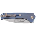 Nóż składany Medford Preatorian Slim PVD Tumbled Drop Point, Blue Handle, Bronze HW/Clip, S45VN (MK2084TD-37A2-T1C1-Q4)-2 44237