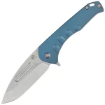 Nóż składany Medford Praetorian Swift FL Flipper Tumbled Blade Blue Handle Flamed HW/Clip S45VN (MKFF2064TD-44TM-TFCF-Q4)