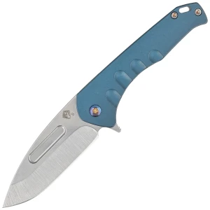 Nóż składany Medford Praetorian Swift FL Flipper Tumbled Blade Blue Handle Flamed HW/Clip S45VN (MKFF2064TD-44TM-TFCF-Q4)