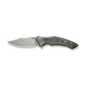 Nóż składany WE Knife Orpheus LE No 036/155 Gray Titanium / Aluminium Foil CF, Hand Rubbed Satin CPM 20CV (WE23009-2)-4 44246