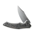 Nóż składany WE Knife Orpheus LE No 036/155 Gray Titanium / Aluminium Foil CF, Hand Rubbed Satin CPM 20CV (WE23009-2)-5 44246