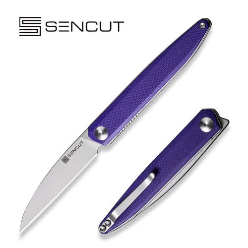 Nóż składany Sencut Jubil Purple G10, Stonewashed D2 (S20029-1)-1 44252