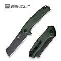 Nóż składany Sencut Traxler Green Canvas Micarta, Black Stonewashed 9Cr18MoV (S20057C-4)-1 44254