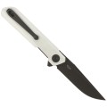 Nóż Bestechman Mini Dundee White G10, Grey DLC D2 by Ostap Hel (BMK03H)-3 44263