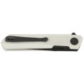 Nóż Bestechman Mini Dundee White G10, Grey DLC D2 by Ostap Hel (BMK03H)-7 44263
