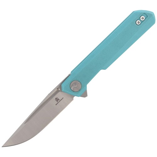 Nóż Bestechman Mini Dundee Tiffany Blue G10, Stonewashed / Satin D2 by Ostap Hel (BMK03C)-1 44265