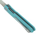 Nóż Bestechman Mini Dundee Tiffany Blue G10, Stonewashed / Satin D2 by Ostap Hel (BMK03C)-5 44265