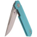Nóż Bestechman Mini Dundee Tiffany Blue G10, Stonewashed / Satin D2 by Ostap Hel (BMK03C)-6 44265