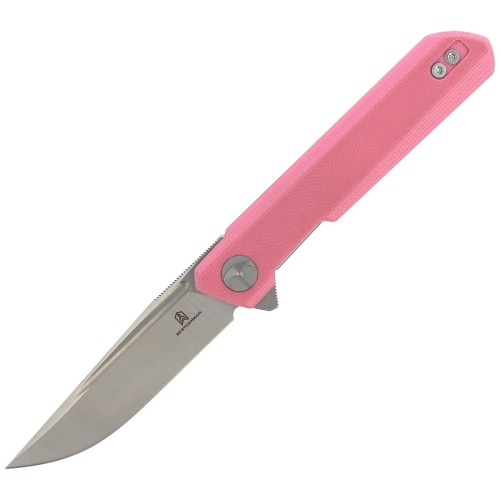 Nóż Bestechman Mini Dundee Pink G10, Stonewashed / Satin D2 by Ostap Hel (BMK03B)-1 44266