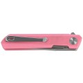 Nóż Bestechman Mini Dundee Pink G10, Stonewashed / Satin D2 by Ostap Hel (BMK03B)-7 44266