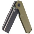 Nóż składany Bestech Tardis OD Green G10, Black DLC/Satin D2 by Ostap Hel (BG54C)-6 44269