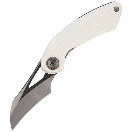 Nóż składany Bestech Bihai White G10, Grey DLC Stonewash/Satin 14C28N by Ostap Hel (BG53E)-1 44271