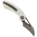 Nóż składany Bestech Bihai White G10, Grey DLC Stonewash/Satin 14C28N by Ostap Hel (BG53E)-3 44271