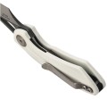 Nóż składany Bestech Bihai White G10, Grey DLC Stonewash/Satin 14C28N by Ostap Hel (BG53E)-5 44271