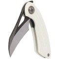 Nóż składany Bestech Bihai White G10, Grey DLC Stonewash/Satin 14C28N by Ostap Hel (BG53E)-6 44271