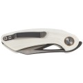 Nóż składany Bestech Bihai White G10, Grey DLC Stonewash/Satin 14C28N by Ostap Hel (BG53E)-7 44271