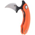 Nóż składany Bestech Strelit Orange G10, Satin/Black Stonewash 14C28N by Ostap Hel (BG52C-2)-2 44272