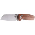 Nóż składany Bestech Slasher Natural Micarta, Satin D2 (BG43D)-2 44279