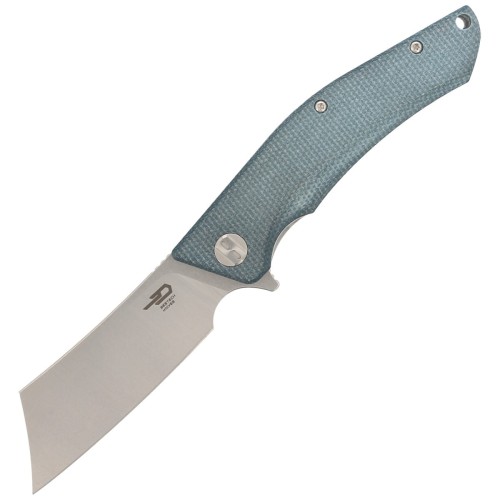 Nóż składany Bestech Cubis Blue Micarta, Stonewashed/Satin D2 (BG42C)-1 44280