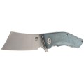 Nóż składany Bestech Cubis Blue Micarta, Stonewashed/Satin D2 (BG42C)-2 44280