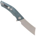 Nóż składany Bestech Cubis Blue Micarta, Stonewashed/Satin D2 (BG42C)-3 44280