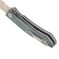 Nóż składany Bestech Cubis Blue Micarta, Stonewashed/Satin D2 (BG42C)-5 44280