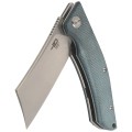 Nóż składany Bestech Cubis Blue Micarta, Stonewashed/Satin D2 (BG42C)-6 44280