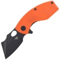Nóż składany Bestech Lizard Orange G10, Black Stonewashed D2 (BG39D)-1 44284