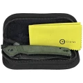 Nóż składany Civivi Tranquil Green Canvas Micarta, Black Hand Rubbed Damascus (C23027-DS1)-2 44292