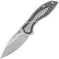 Nóż składany Reate Iron-X Bead Blast Titanium / Carbon Fiber, Satin M390 by Kirby Lambert-1 44296
