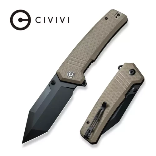 Nóż składany Civivi Bhaltair Tan Coarse G10, Black 14C28N (C23024-2)-1 44307