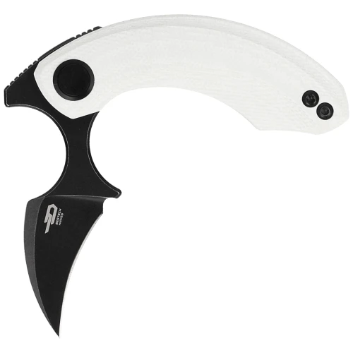 Nóż składany Bestech Strelit White G10, Black Stonewashed 14C28N by Ostap Hel (BG52D)-1 44313