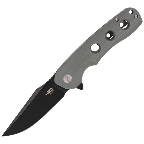Nóż składany Bestech Arctic Grey G10, Black Stonewashed D2 (BG33C-2)-1 44314