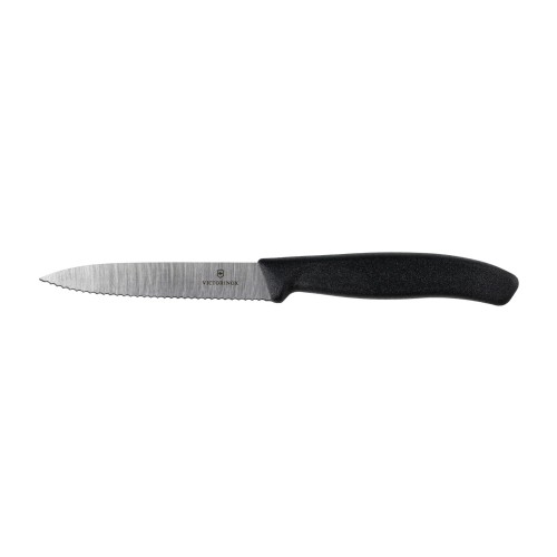 Nóż do obierania Victorinox 6.7733 ząbkowany, czarny-1 44319