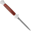 Nóż automatyczny Dulotec OTF Italian Stiletto Wood / Aluminium, Satin 3Cr13MoV (K186A-W)-3 44340