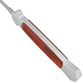 Nóż automatyczny Dulotec OTF Italian Stiletto Wood / Aluminium, Satin 3Cr13MoV (K186A-W)-5 44340