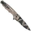 Nóż składany Extrema Ratio Caimano Nero N.A. Ranger LE No 074/250 Tactical Mud Aluminium, Geotech Camo N690 (04.1000.0166/BW/TM)-3 44497